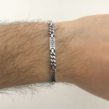 925 Ayar Gümüş Erkek Bileklik