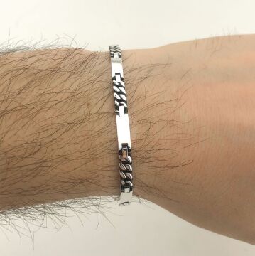 925 Ayar Gümüş Erkek Bileklik