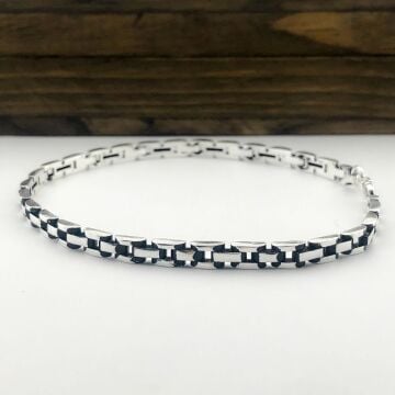 925 Ayar Gümüş Erkek Bileklik