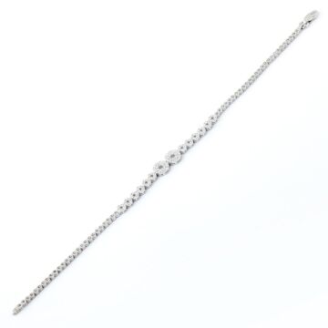 925 Ayar Gümüş  Zirkon Taşlı Yuvarlak Model Set