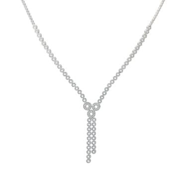 925 Ayar Gümüş  Zirkon Taşlı Yuvarlak Model Set