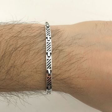 925 Ayar Gümüş Erkek Bileklik