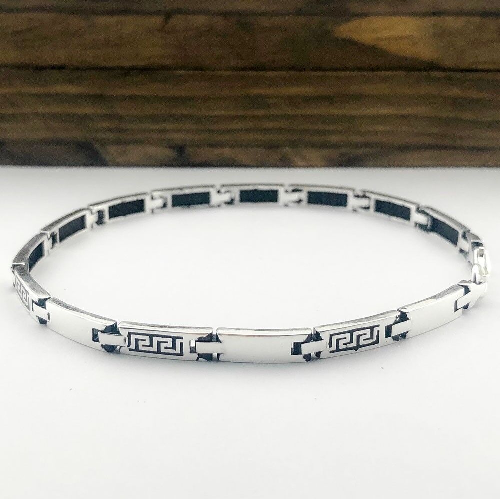 925 Ayar Gümüş Erkek Bileklik