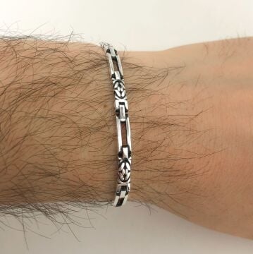 925 Ayar Gümüş Erkek Bileklik