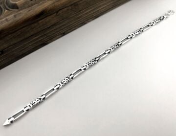 925 Ayar Gümüş Erkek Bileklik