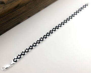 925 Ayar Gümüş Saat Kordonu Erkek Bileklik