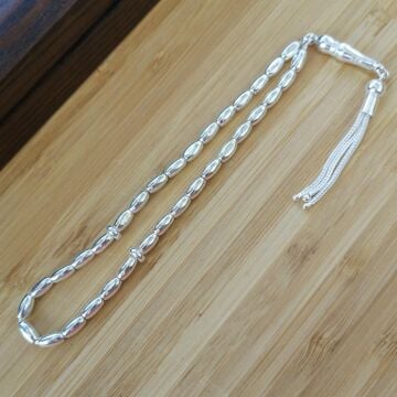 Arpa Kesim Gümüş Tesbih Model 3