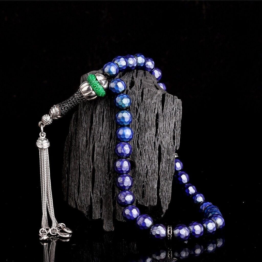 ZİRKON TAŞ GÜMÜŞ SET RENK DEĞİŞTİREN HİS TAŞI TESBİH