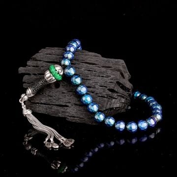 ZİRKON TAŞ GÜMÜŞ SET RENK DEĞİŞTİREN HİS TAŞI TESBİH