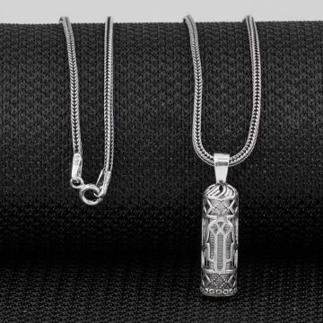 Fatma'nın Eli Cevşeni Kebir Dualı 925 Ayar Gümüş Kolye