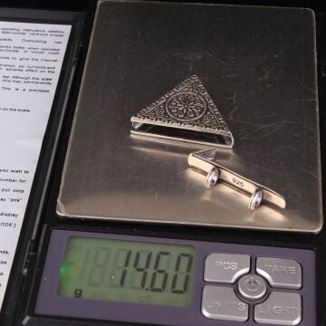 925 AYAR GÜMÜŞ 4 CM MUSKA KABI KOLYE