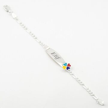 925 Ayar Gümüş İsim Yazılabilir Kız Çocuk Bileklik