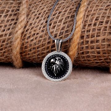 925 AYAR GÜMÜŞ MİKRO TAŞLI KARTAL MODEL KOLYE