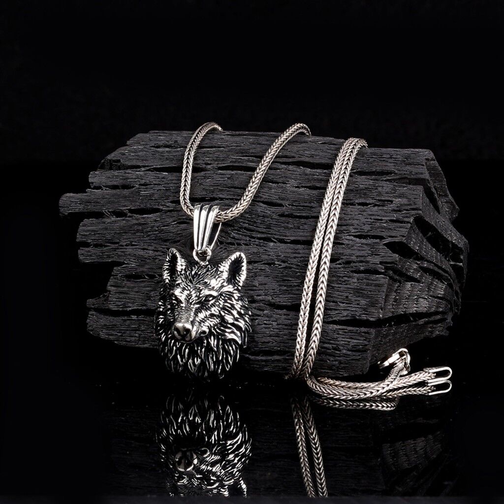 925 AYAR GÜMÜŞ YELELİ KURT MODEL KOLYE