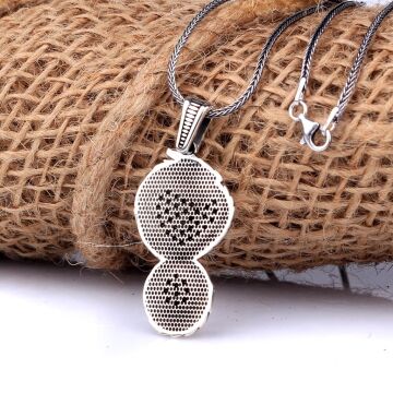 EJDERHA MODEL MİKRO TAŞLI 925 AYAR GÜMÜŞ KOLYE