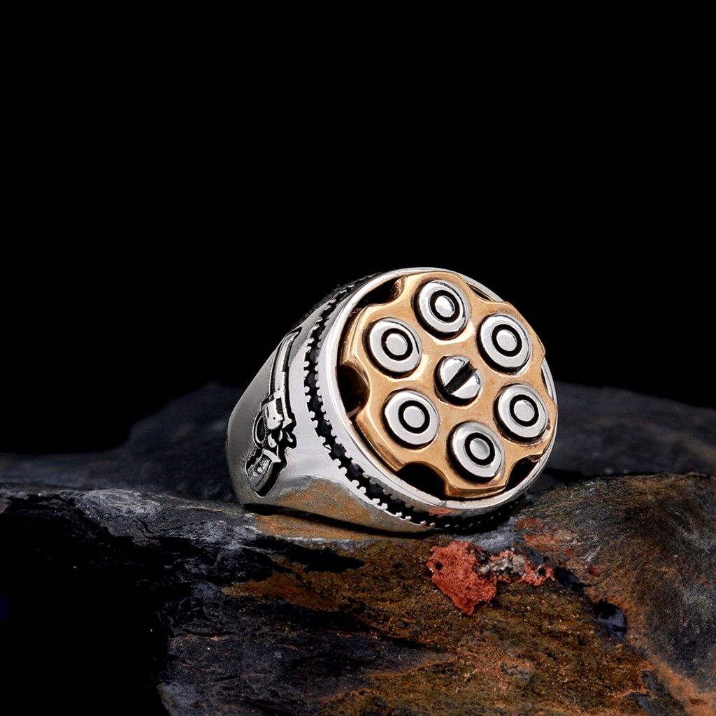 6 Patlar Model 925 Ayar Gümüş Yüzük