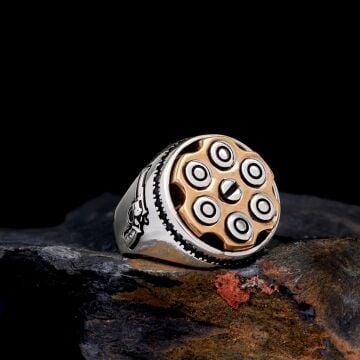 6 Patlar Model 925 Ayar Gümüş Yüzük