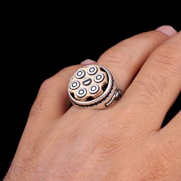 6 Patlar Model 925 Ayar Gümüş Yüzük