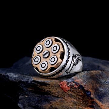 6 Patlar Model 925 Ayar Gümüş Yüzük