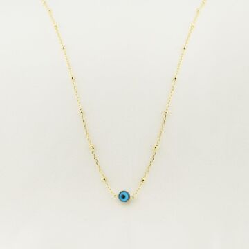 925 Ayar Gümüş Nazar Gözlü Bayan Kolye