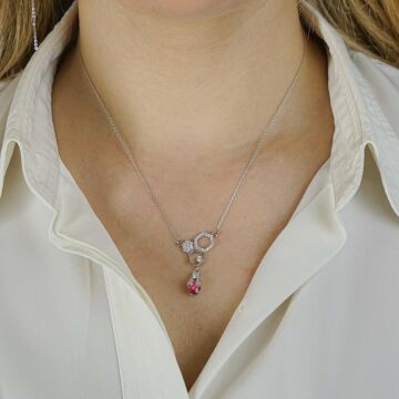 Özel Tasarımlı Arım Balım Beteğim Gümüş Kolye