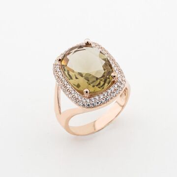 925 Ayar Gümüş Zultanit Taşlı Bayan Gümüş Yüzük