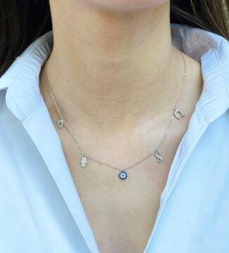 925 Ayar Gümüş Şans Kolyesi