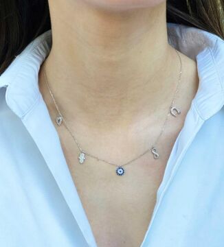 925 Ayar Gümüş Şans Kolyesi