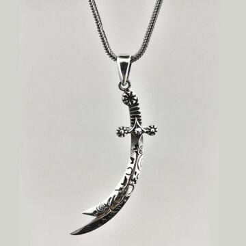 Hz. Ali Zülfikar Kılıç Tasarımlı 925 Ayar Gümüş Kolye Ucu