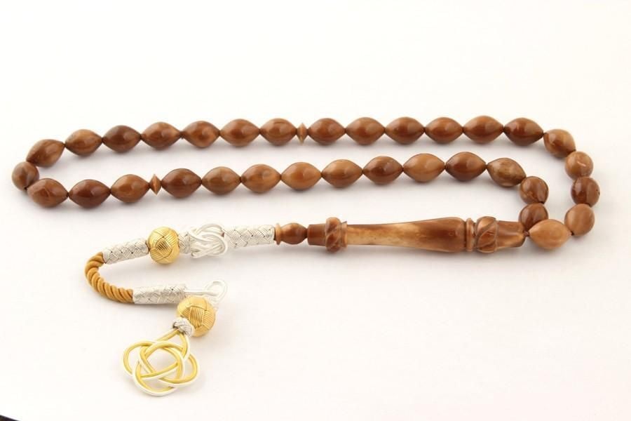 1000 Ayar Kazaz Püsküllü Arpa Kesim Kuka Tesbih