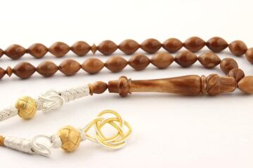 1000 Ayar Kazaz Püsküllü Arpa Kesim Kuka Tesbih