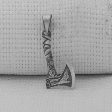 Balta Tasarımlı 925 Ayar Gümüş Kolye Ucu