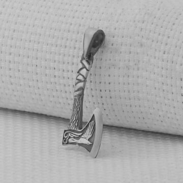 Balta Tasarımlı 925 Ayar Gümüş Kolye Ucu