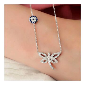 Yusufcuk Nazar Tasarımlı 925 Ayar Gümüş Bayan Kolye