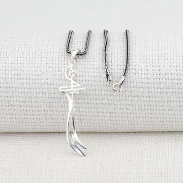 Hz Ali Zülfikar Kılıç Tasarımlı Kalın Zincirli 925 Ayar Gümüş Kolye