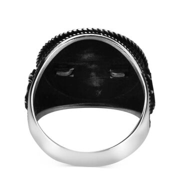 925 Ayar Gümüş Pusula Yüzük